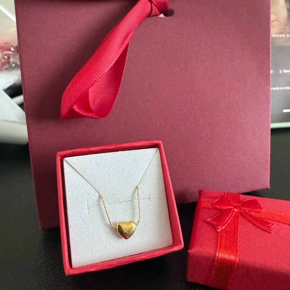 Gold Heart Necklace